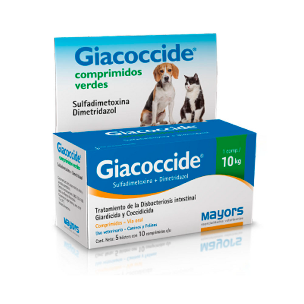 Giacoccide Verde Caja x 50 comprimidos