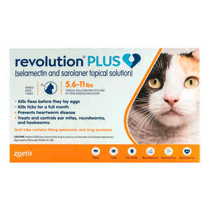 Revolution Plus Para Gatos Medianos (2.5-5Kg)