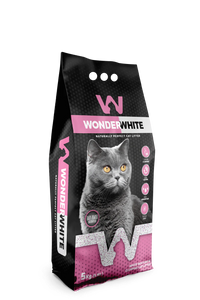 Arena Aglomerante Gato Wonder White 5kg Aloe Vera