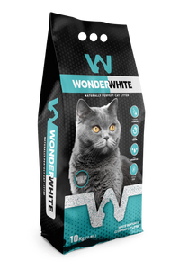 Arena Aglomerante Gato Wonder White 10kg Carbon Effect