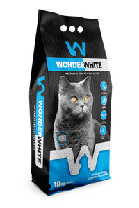 Arena Aglomerante Gato Wonder White 10kg Carbon Effect
