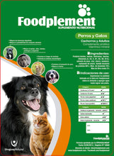 Cargar imagen en el visor de la galería, Suplemento Nutricional Foodplement Perros y Gatos 250g