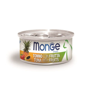 Pate Para Gato Monge Super Premium Atun y Fruta 80g