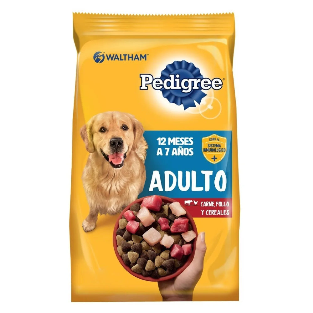 Pedigree Perro Adulto Carne, Pollo y Cereales 8Kg con Regalo