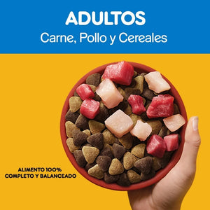 Pedigree Perro Adulto Carne, Pollo y Cereales 21Kg con Regalo