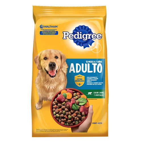 Pedigree Perro Adulto Carne y Vegetales 8Kg con Regalo