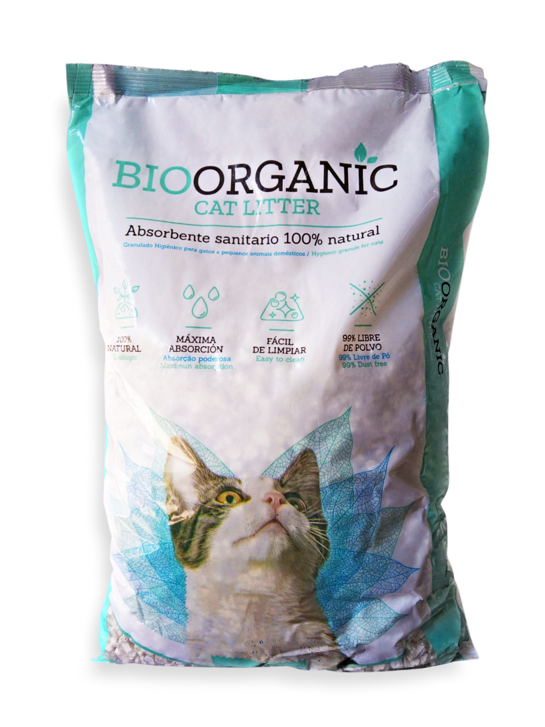 Piedra Sanitaria Para Gatos Bio Organic 20kg con Regalo