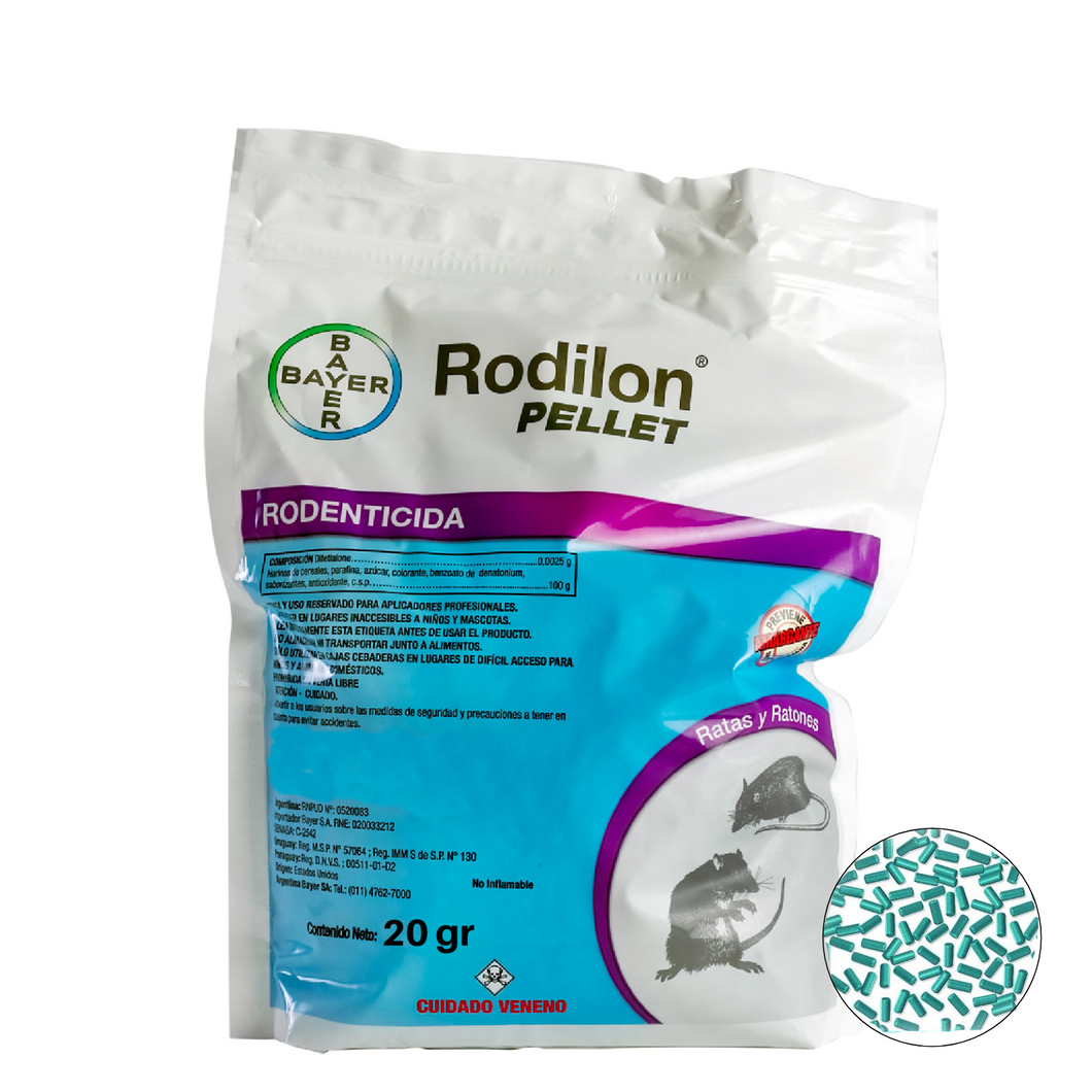 Rodilon Pellets 1kg De Bayer Para Ratas Y Ratones