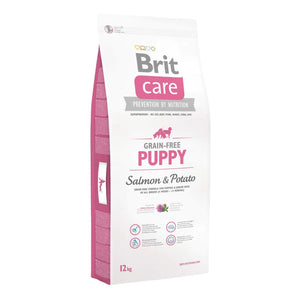 Brit Care Grain Free Puppy Salmón Y Papa 12kg con Regalos