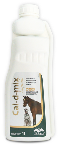 Cal D Mix Suplemento Mineral Con Calcio 1 litro Vetnil