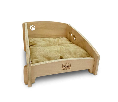 Cuna Cama Madera Premium con Almohadon Minipets Samll