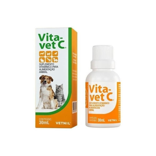Vita Vet C Vetnil Sumplemento Vitamínico 30ml