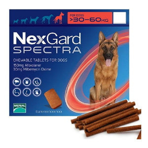 Nexgard Spectra Pastilla Antiparásito 30 a 60Kg (30 Días)