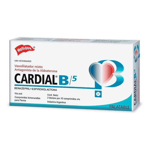 Cardial B5 20 Comprimidos