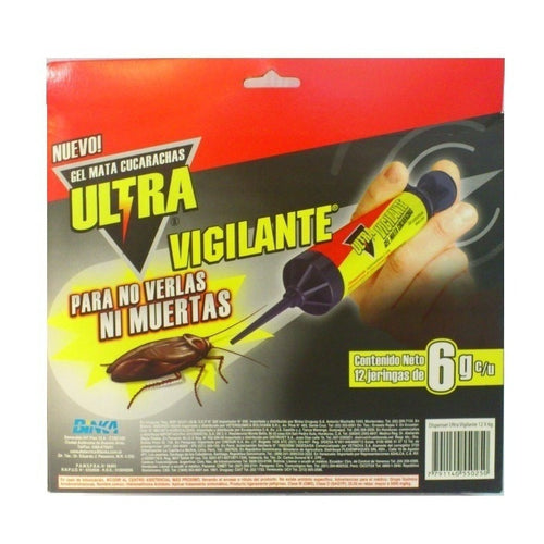 Gel Mata Cucarachas Vigilante En Jeringa