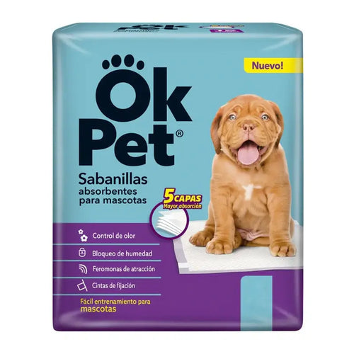 Pañales de Entrenamiento Ok Pet con Feromonas 60un con Regalo