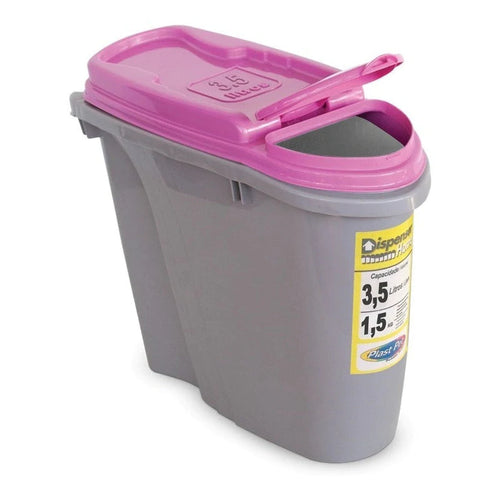 Contenedor de Alimento Plast Pet Home 3.5L Hermetico