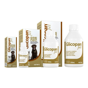Glicopan Pet Vetnil Vitamínico Mineral Aminoácido 250ml