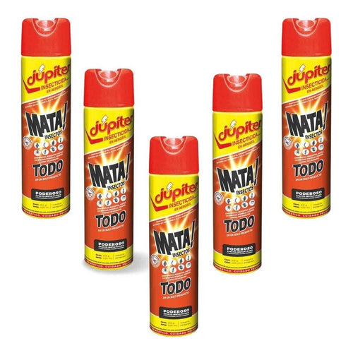 Insecticida En Aerosol Mata Todo Júpiter 400 Ml X 5 Unidades
