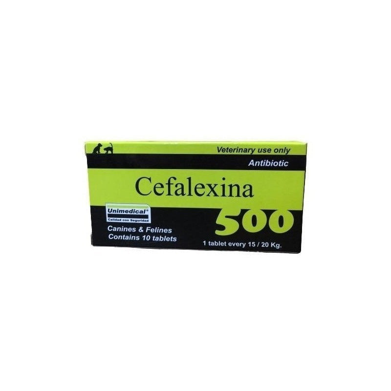 Cefalexina 500 Unimedical x10 Comprimidos