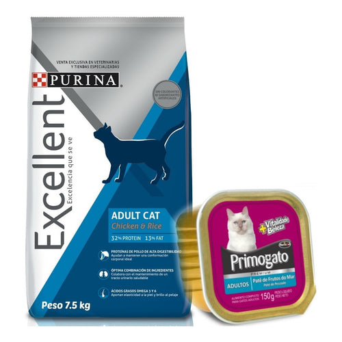 Excellent Gato 7.5 Kg con Regalo
