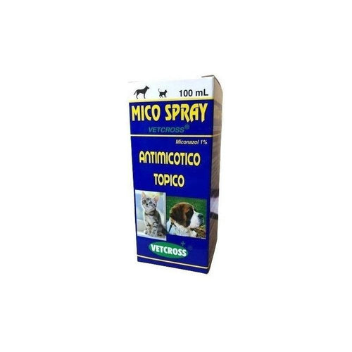 Mico Spray Vetcross Antimicótico Topico X 100 Ml - Veterinaria La Hacienda
