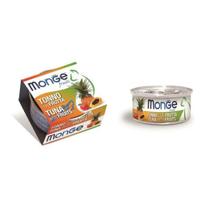 Pate Para Gato Monge Super Premium Atun y Fruta 80g