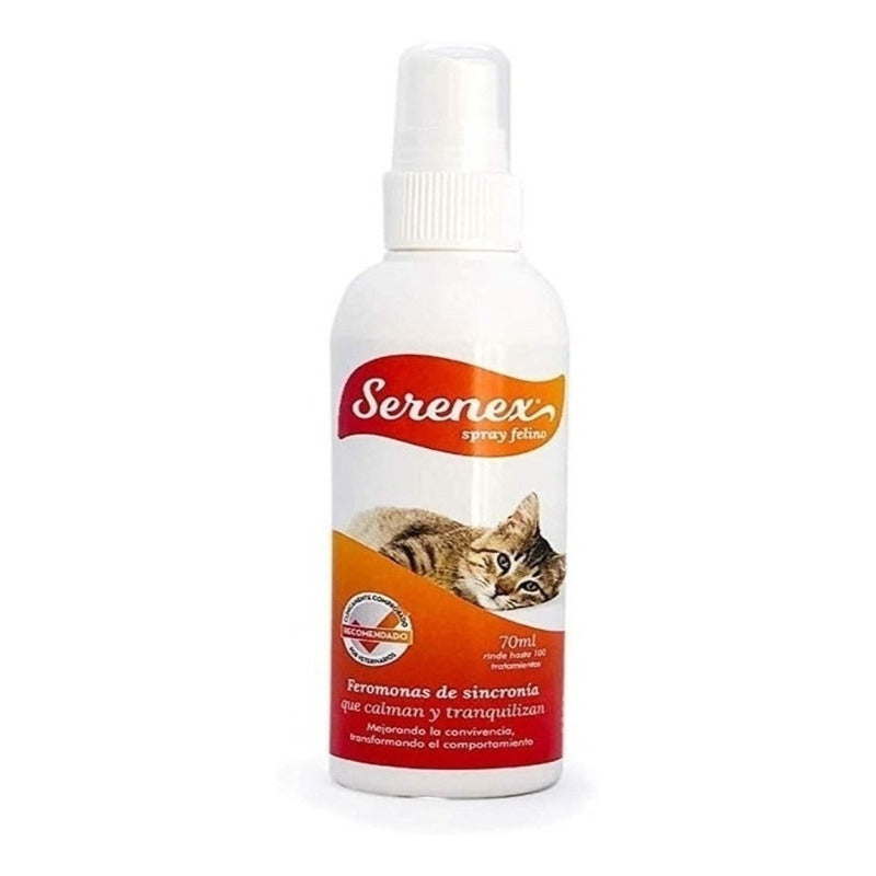 Serenex Para Gatos Spray 70 Ml Reducción De Stress