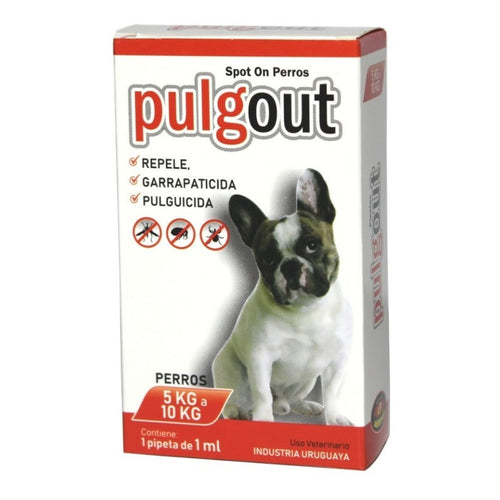 Pipeta Pulgout Perro De 5 A 10 Kilos