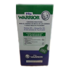 Caravanas Warriors/ Insecticida Vacas!100 Unidades! U. S. A