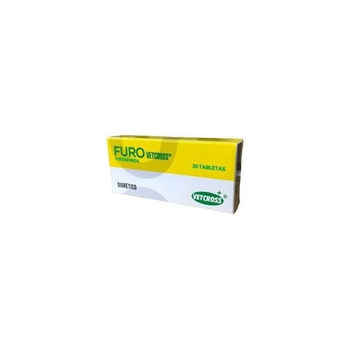 Furo Vetcross 50 Mg Diurético X 20 Comprimidos