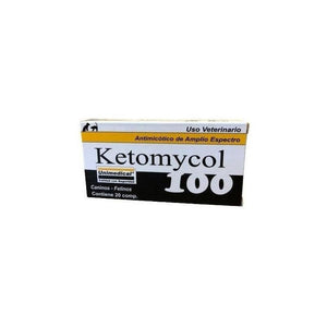 Ketomycol 100 Antimicótico Unimedical X 20 Comprimidos - Veterinaria La Hacienda