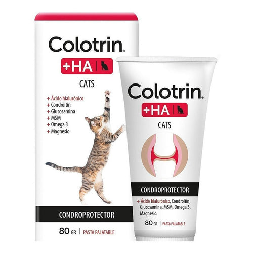 Colotrin + Ha Cats 80 Grs, Pasta Regenerador Osteoarticular