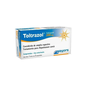 Toltrazol 200mg x 15 Comprimidos Laboratorio Mayors