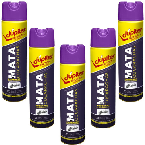Insecticida Aero Cucarachicida Júpiter 360 Ml  X 5 Unidades