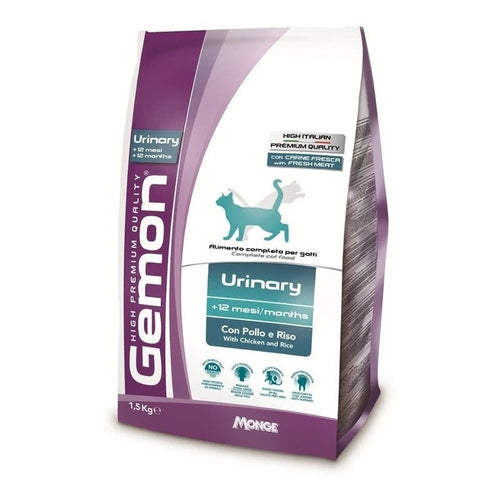 Gemon High Premium Gato Urinary Pollo y Arroz 20Kg con Regalo
