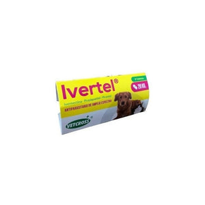 Ivertel Vetcross Antiparasitario Blister x 5 Comprimidos