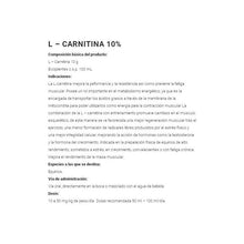 Cargar imagen en el visor de la galería, L  Carnitina 10% - Suspensión Oral 1 Lt ( Equinos)