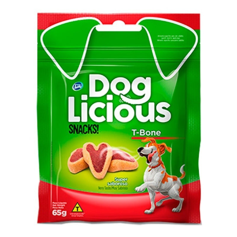 Snacks Para Perros Dog Licious T Bone 65 Gr