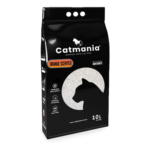 Arena Aglomerante Catmania Aroma Naranja 8,5Kg con Regalo