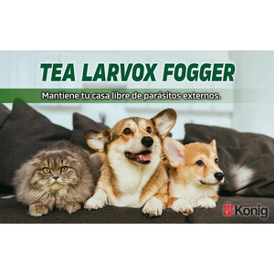 Tea Larvox Fogger Aerosol Ambiental Anti Pulgas Y Garrapatas - Veterinaria La Hacienda