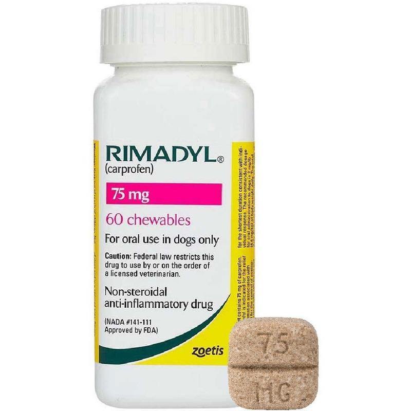 Rimadyl 75 Mg Antinflamatorio No Esteroideo X 60 Comprimidos - Veterinaria La Hacienda