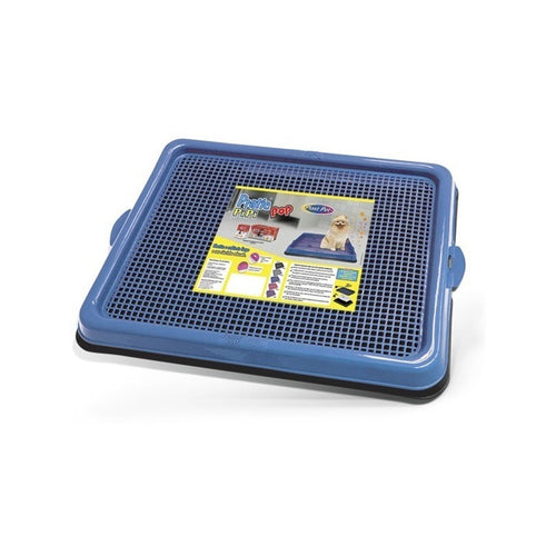 Bandeja Sanitaria Baño Para Mascota Practic Pipi Pop con 10 Paños