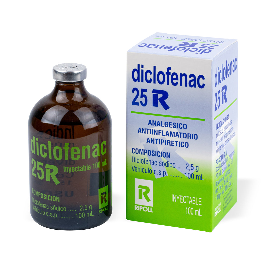 Diclofenac 25R Inyectable 100ml
