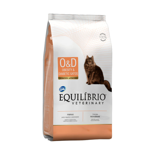 Equilibrio Veterinary Obesity & Diabetic Gato 2Kg con Regalo