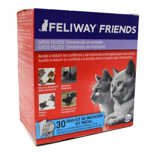 Feliway Friends Gatos Felices Difusor y Repuesto 48 Ml