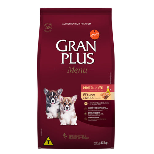 Gran Plus High Premium Cachorro Mini Pollo y Arroz 3Kg con Regalo