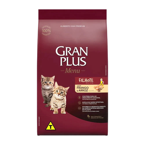 Gran Plus High Premium Gatito Pollo y Arroz 1Kg con Regalo