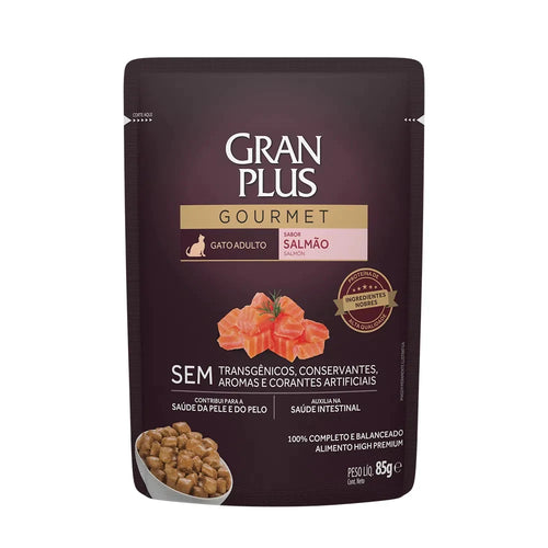 Gran Plus Gourmet Pouch Gato Adulto Salmon 85g