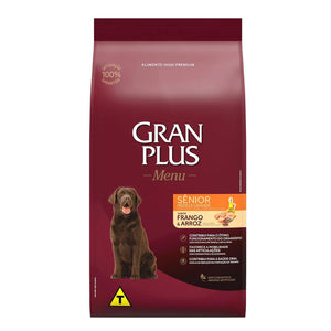 Gran Plus High Premium Senior Medianos y Grandes Pollo y Arroz 15Kg con Regalo